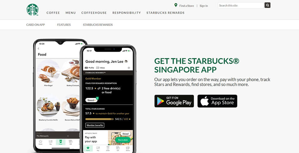 starbucks app humanise web design UX user experience for people